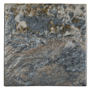 Wavy Surface 6x6 Black Gold Bluish Grey Moon Square 6 Inch Porcelain Floor Wall Pool Tile Backsplash Shower, Swimming