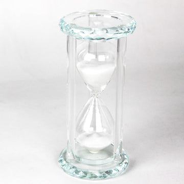 60 Minutes Hourglass Timer,Crystal Sand Timer Diamond Carving Surface,Hourglass Office Desk Coffee Table Book Shelf