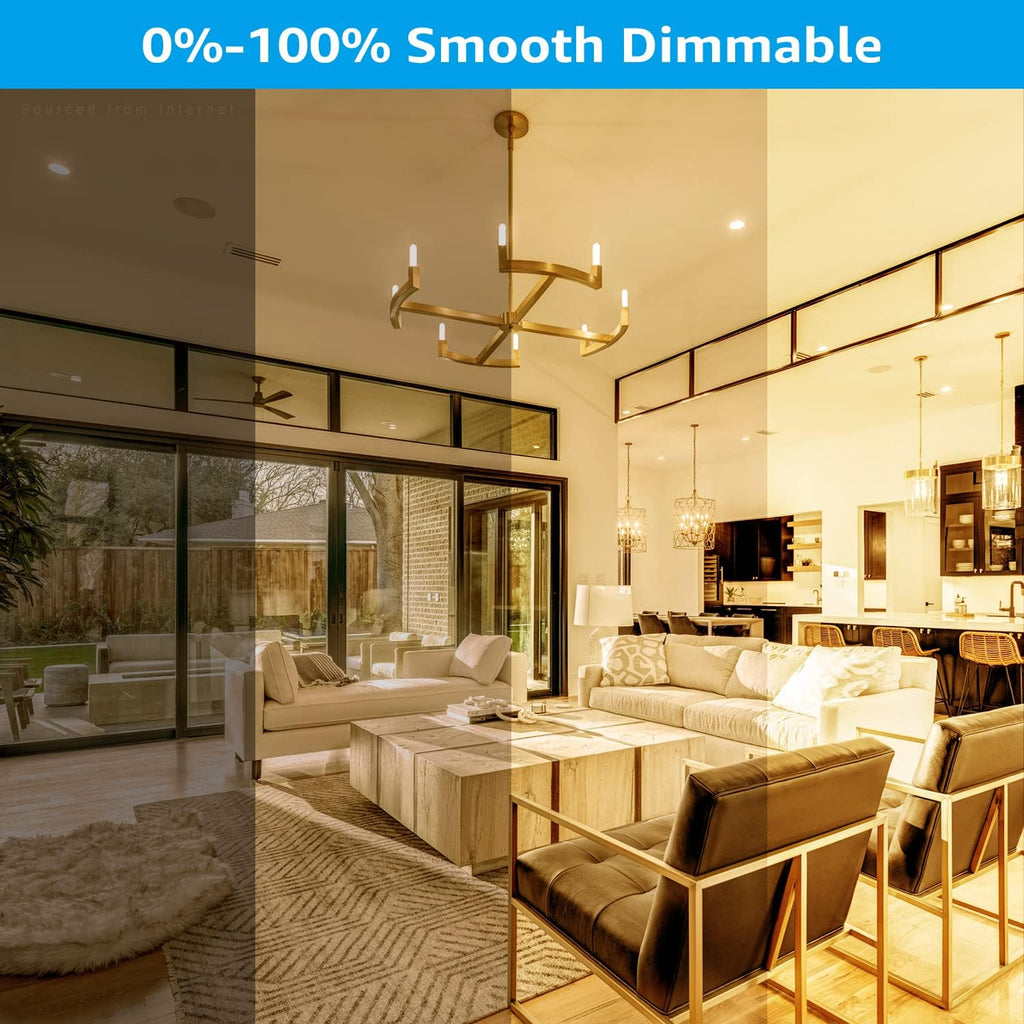 T6 LED Bulb Dimmable Tubular Bulbs Frosted Glass 2700K