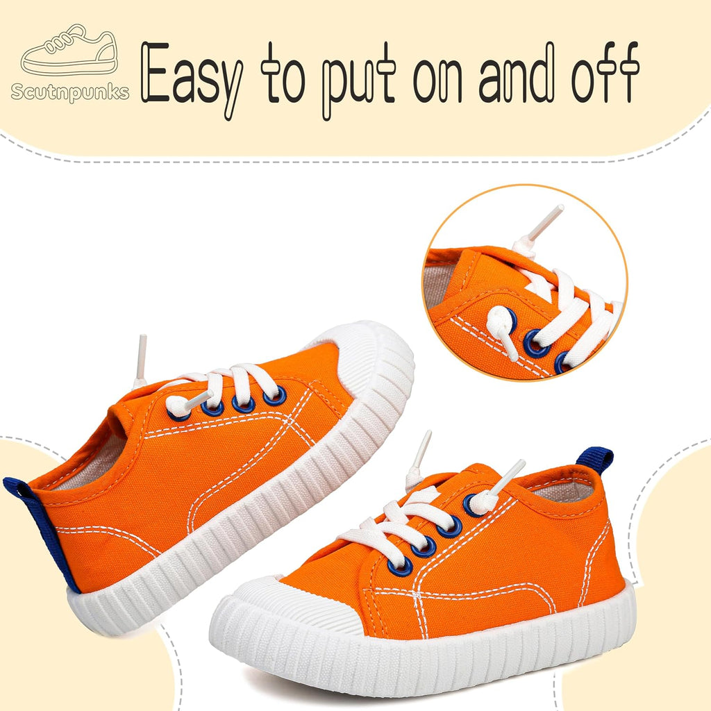 Toddler Sneakers Girls Boys Canvas Shoes for Kids
