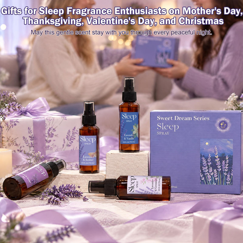 Sleep Spray, 10.14 FL Oz Calming Lavender Pillow Spray for Sleep