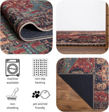 30"x84" Rug - Machine Washable Runner Rug with Non-Slip Backing, Ideal