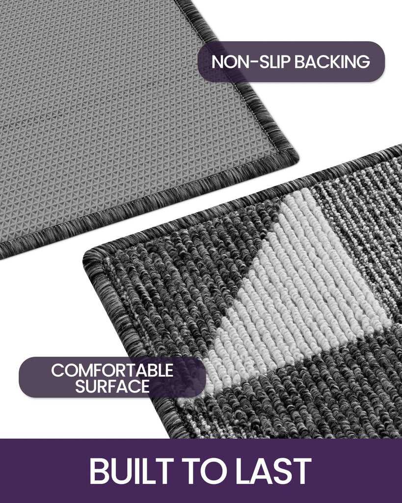 Front Door Mats , 24x36 Non Slip Washable Entry Doormat | Low-Profile Absorbent Resist Dirt Inside Floor Entrance