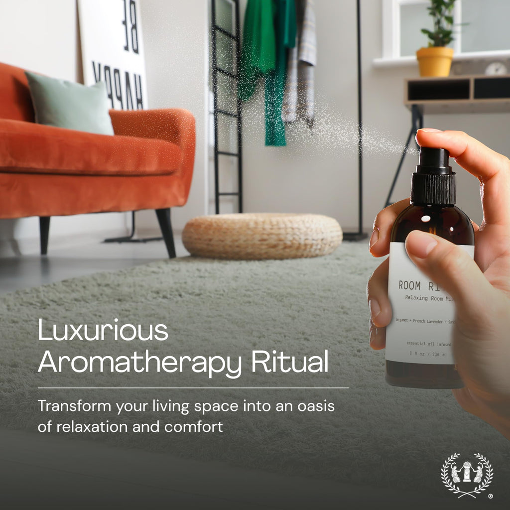 Room Ritual - Aromatic and Relaxing Room Mist, 8 oz, Infused with Natural Essential Oils - Aloe + Eucalyptus +