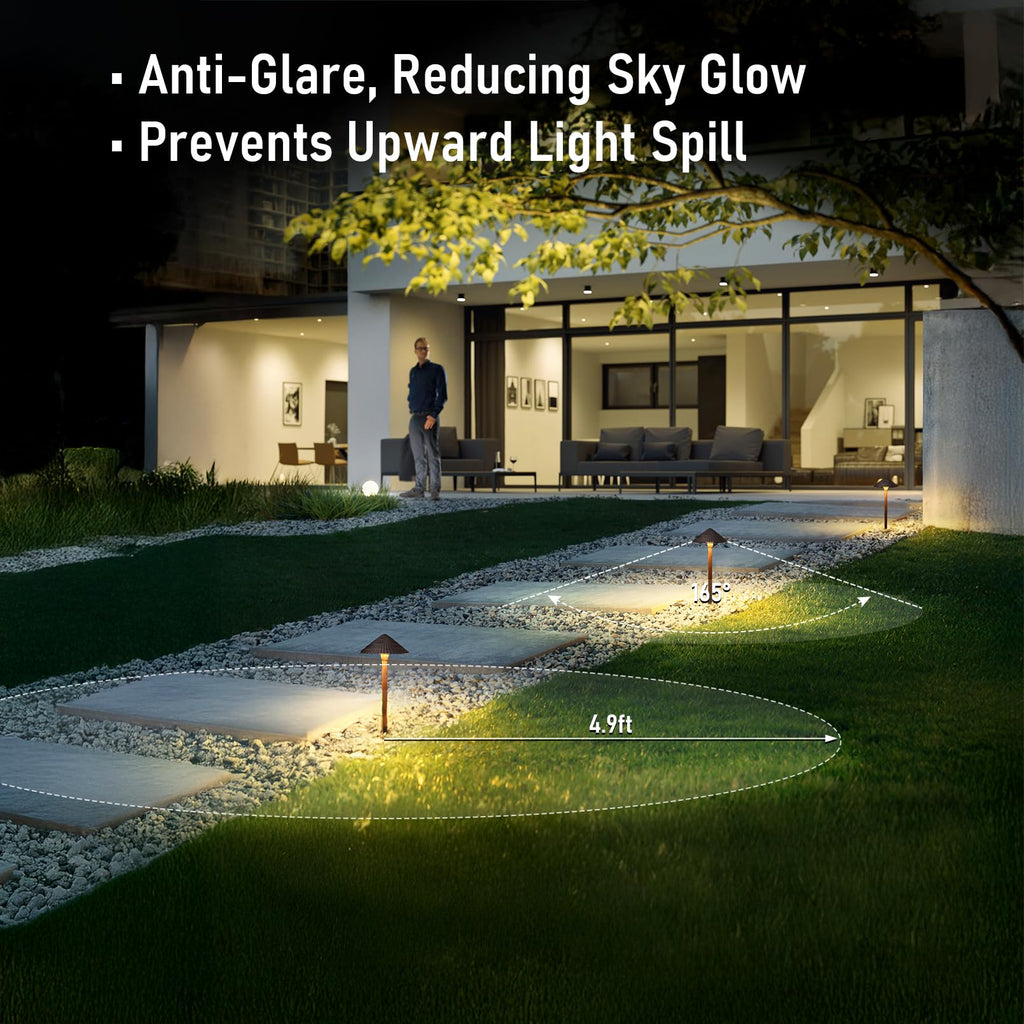 5CCT LED Low Voltage Landscape Path Lights, 12-24V AC/DC