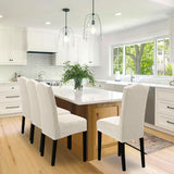 H.VERSAILTEX Velvet Dining Chair Covers Stretch Chair Covers for Dining Room Set of 4 Parson Chair Slipcovers Chair