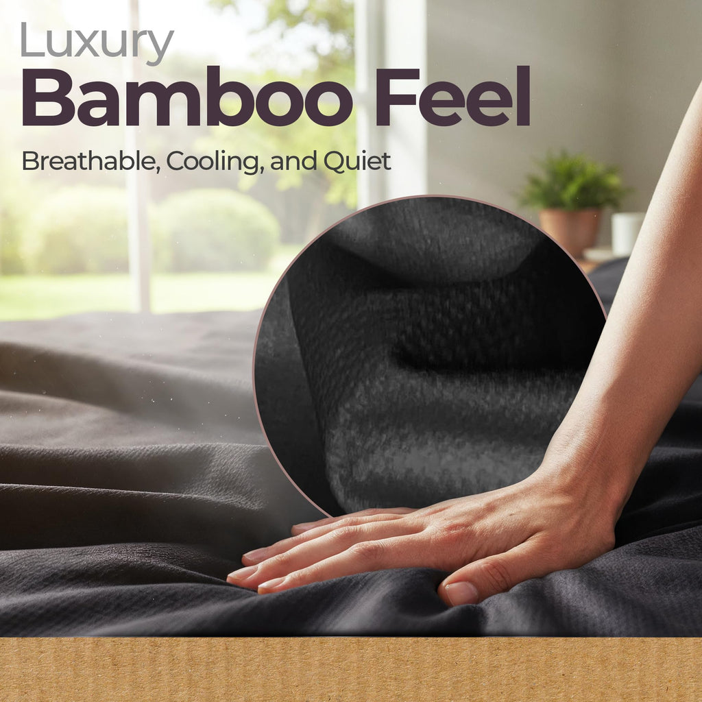 King Size Waterproof Blanket for Bed Intimacy, Bamboo Couples Love Throw