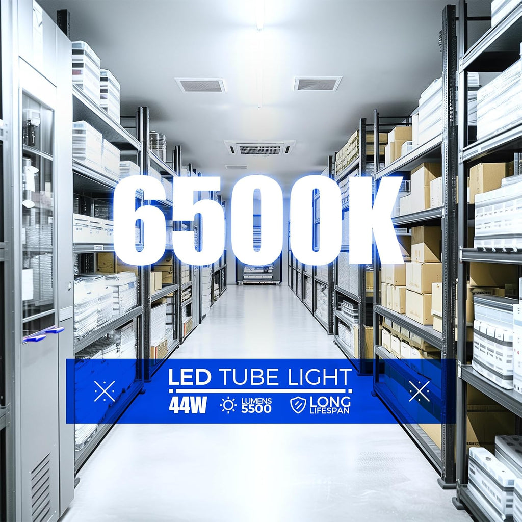 8ft LED Bulb, 44W 5500LM 6500K, T8 T10 T12 LED Bulb, FA8 Single Pin