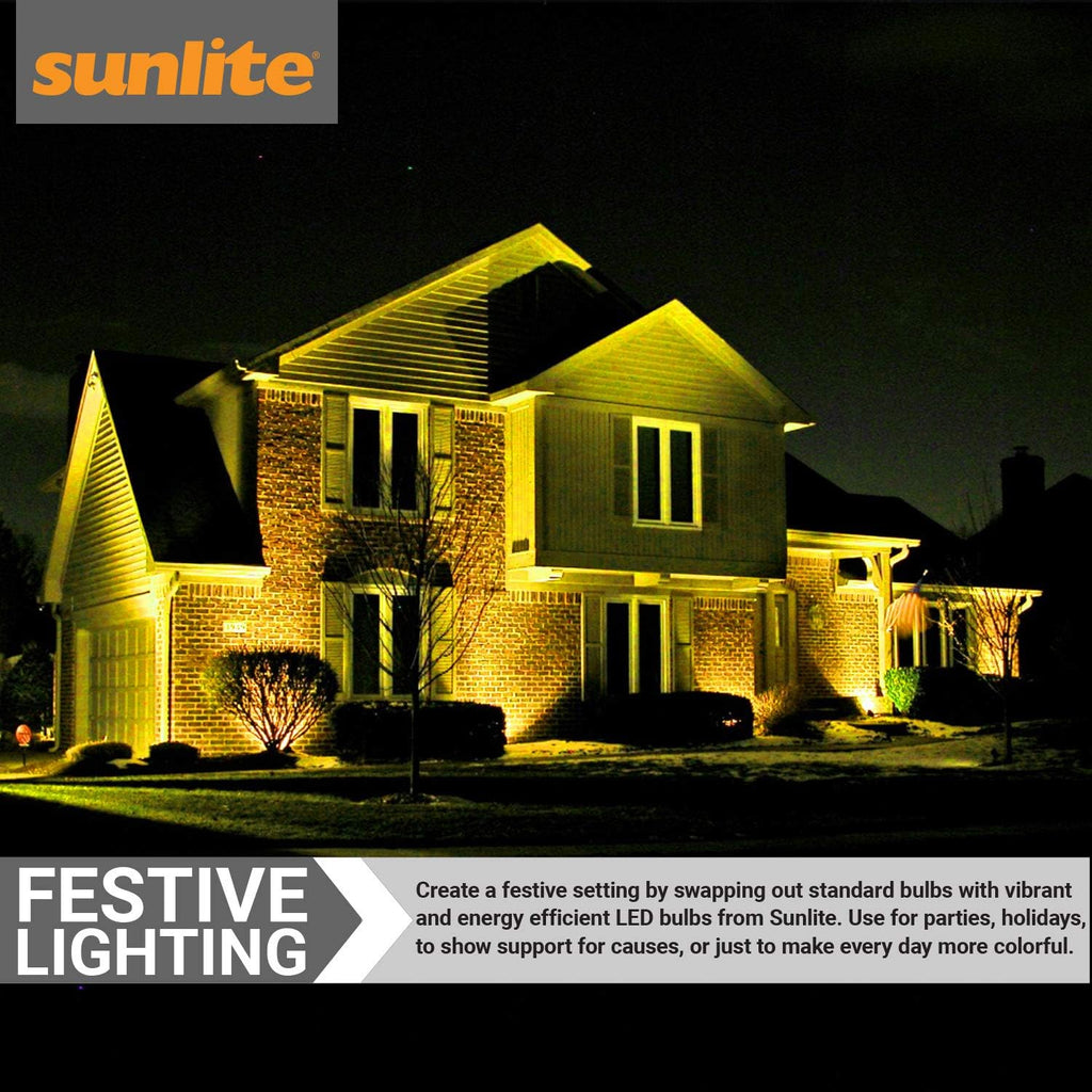 LED PAR38 Colored Light Bulb, 4 Watts, (25W Equivalent), E26 Medium Base, 30,000 Hour Lifespan