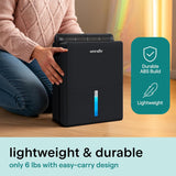 Dehumidifier, Quiet 2-in-1 Thermoelectric & Desiccant Dehumidifiers for Home