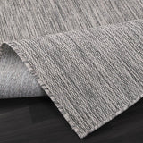 Washable Indoor Outdoor Rug 5x7 Weather Resistant Area Rugs Modern Solid for Porch Deck Balcony Back