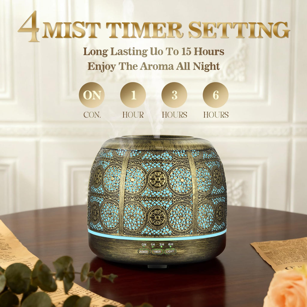 Essential Oil Diffuser, 500ml Aromatherapy Diffuser
