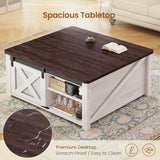 31.5" Lift Top Coffee Table with Storage, Square Coffee Tables
