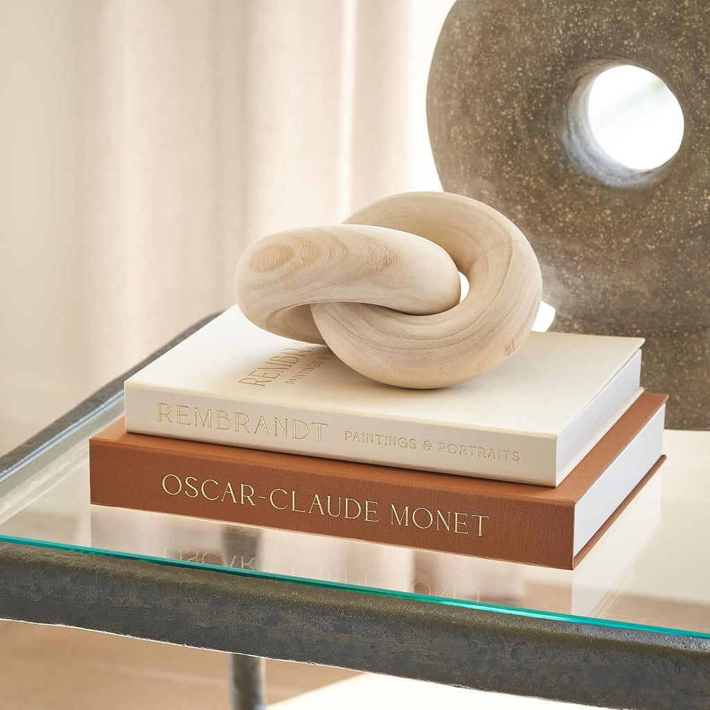 Beautiful Decorative Books - Set of 2 Linen Boxes Enhance Your Coffee Table, Bookshelf or Mantel Decor - Aesthetic