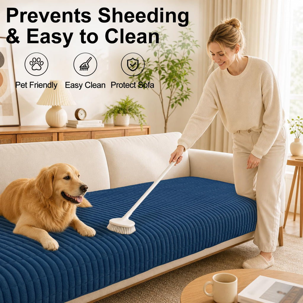 Couch Covers for Dogs, Non Slip Plush Washable Sofa Cover for Pets