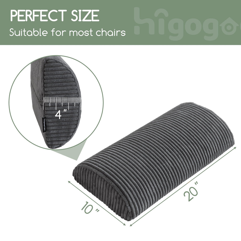 Lumbar Support Pillow for Recliner Chair/Accent Chair/Couch, Memory Foam Back Support Cushion for Elderly, Recliner