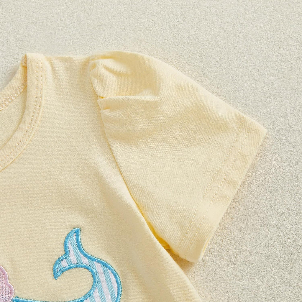 Toddler Baby Girl Summer Clothes T-Shirt Shorts Set Cute Outfits