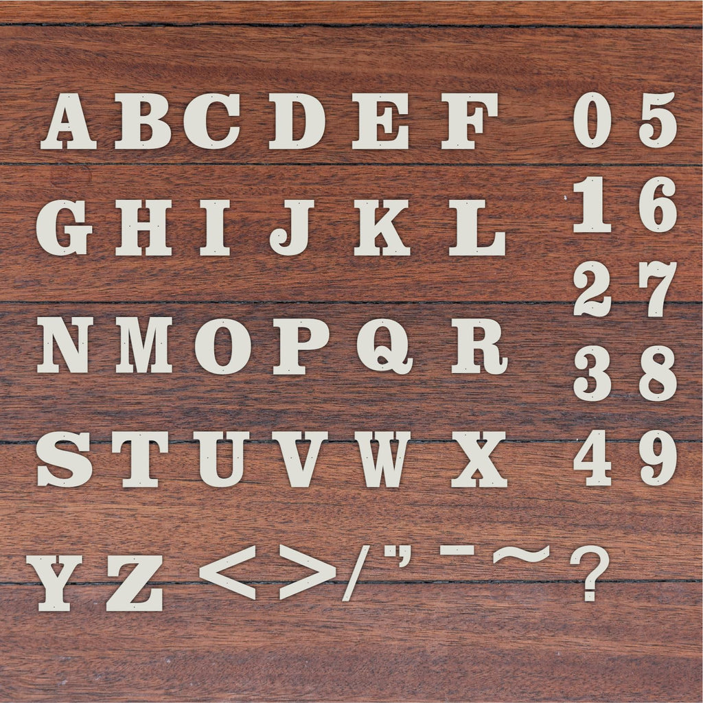 24 Inch White Metal Letters, Modern Metal House Address Letters and Numbers for Outside Signs, Outdoor Mailbox