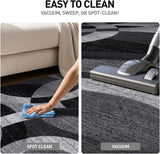 Rugshop Contemporary Abstract Circles Perfect for high Traffic Areas of Your Living Room,Bedroom,Home Office,Kitchen