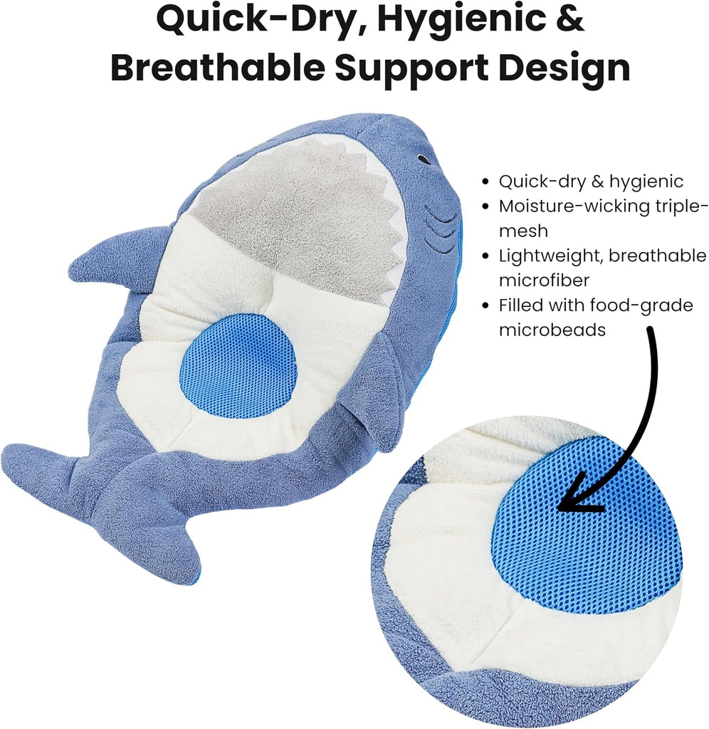 Bath Cushion - Triple Mesh Baby Bath Seat for Newborns & Infants | Quick-Dry | Breathable Microfiber | Food-Grade