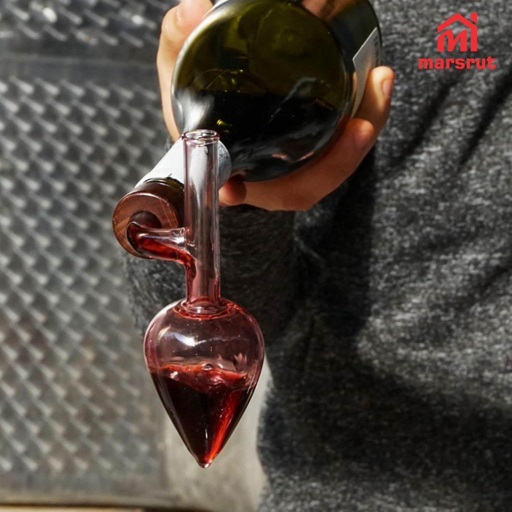 Wine Aerator Decanter Bulb, Italian Aireador De Vino, Wine Whisky Bottle Decantador Dosificador Pourer for Taste