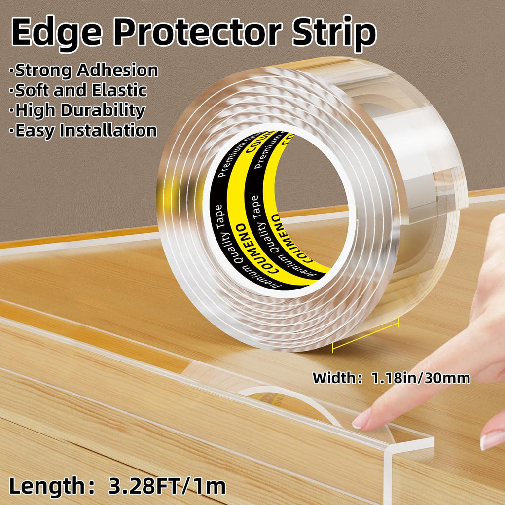 Corner Protector Clear Baby Proofing Edge Guard,1.2inX3.3FT
