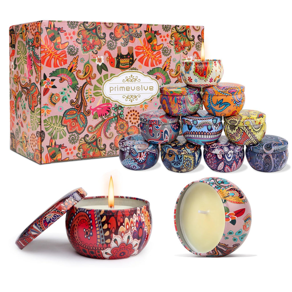 Scented Candles Gift Set for Women, 12 Pack Candles Scented