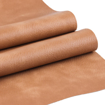 Faux Leather Sheets Rough Texture Surface One Yard Leather Fabric for DIY Crafting Thick Durable Synthetic