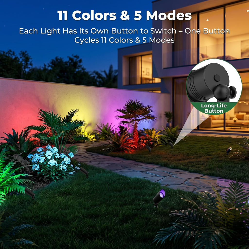 Low Voltage Landscape Lighting, Outdoor Spotlights 16 Pack