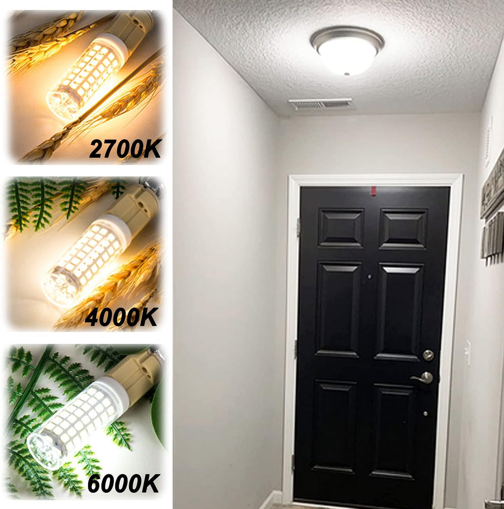 E26 100W Replacement LED Candelabra Corn Bulbs 6000K White