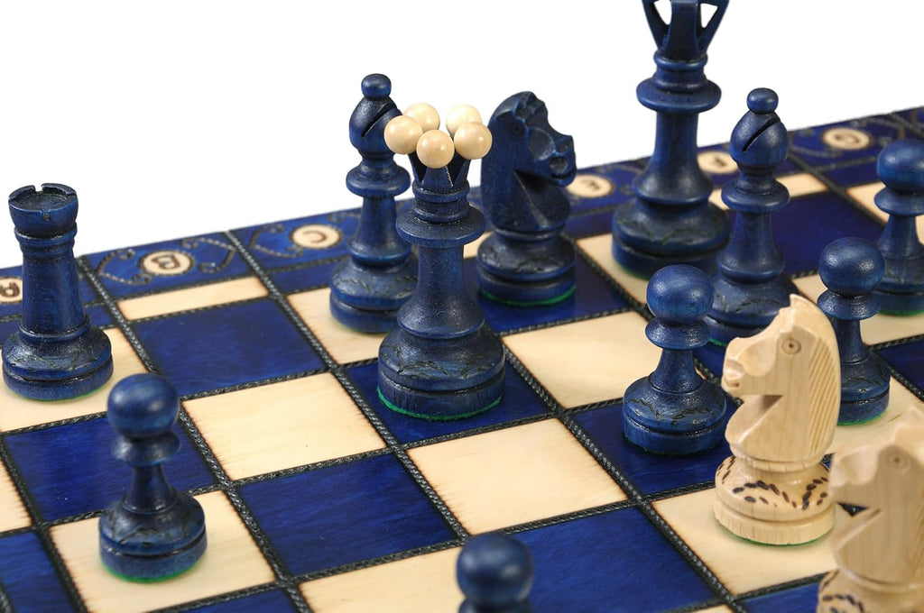 The Senator Chess Set (Blue)