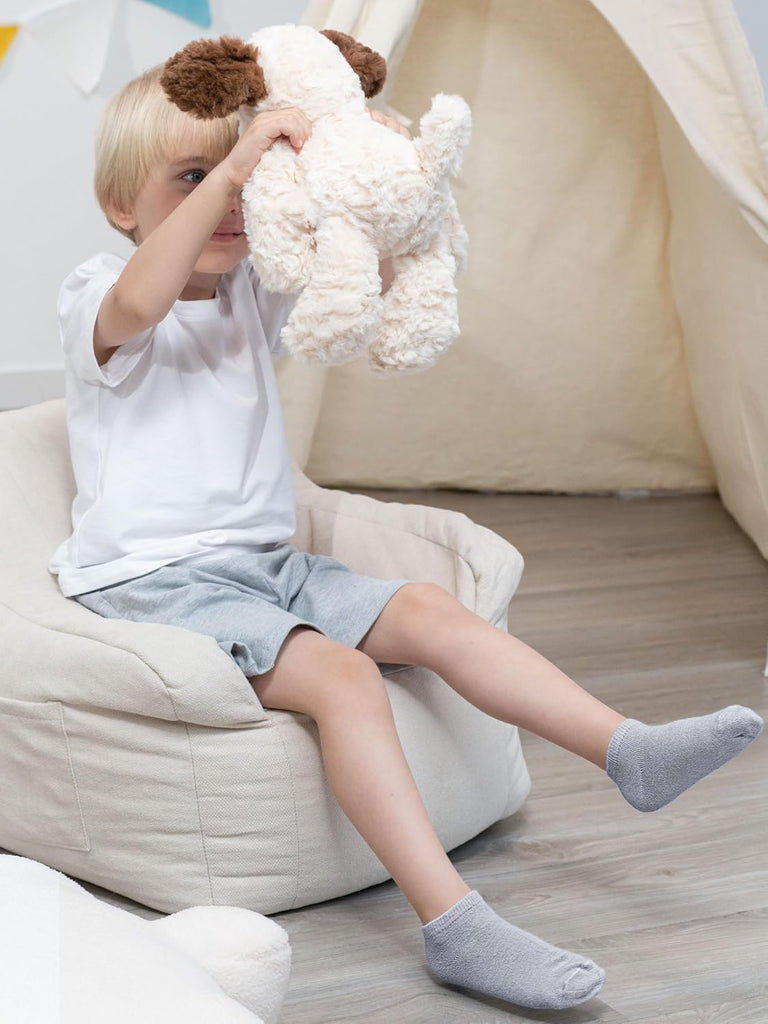 25 Pairs Kids' Socks Low Cut Socks Half Cushion Sport