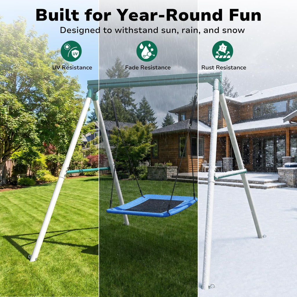 Heavy Duty Saucer Swing with Stand
