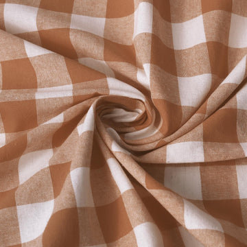 57" Width Checkered Gingham Fabric By The Yard, Plaid Fabric, for Sewing, Quilting, and Decor, DIY for Tablecloths