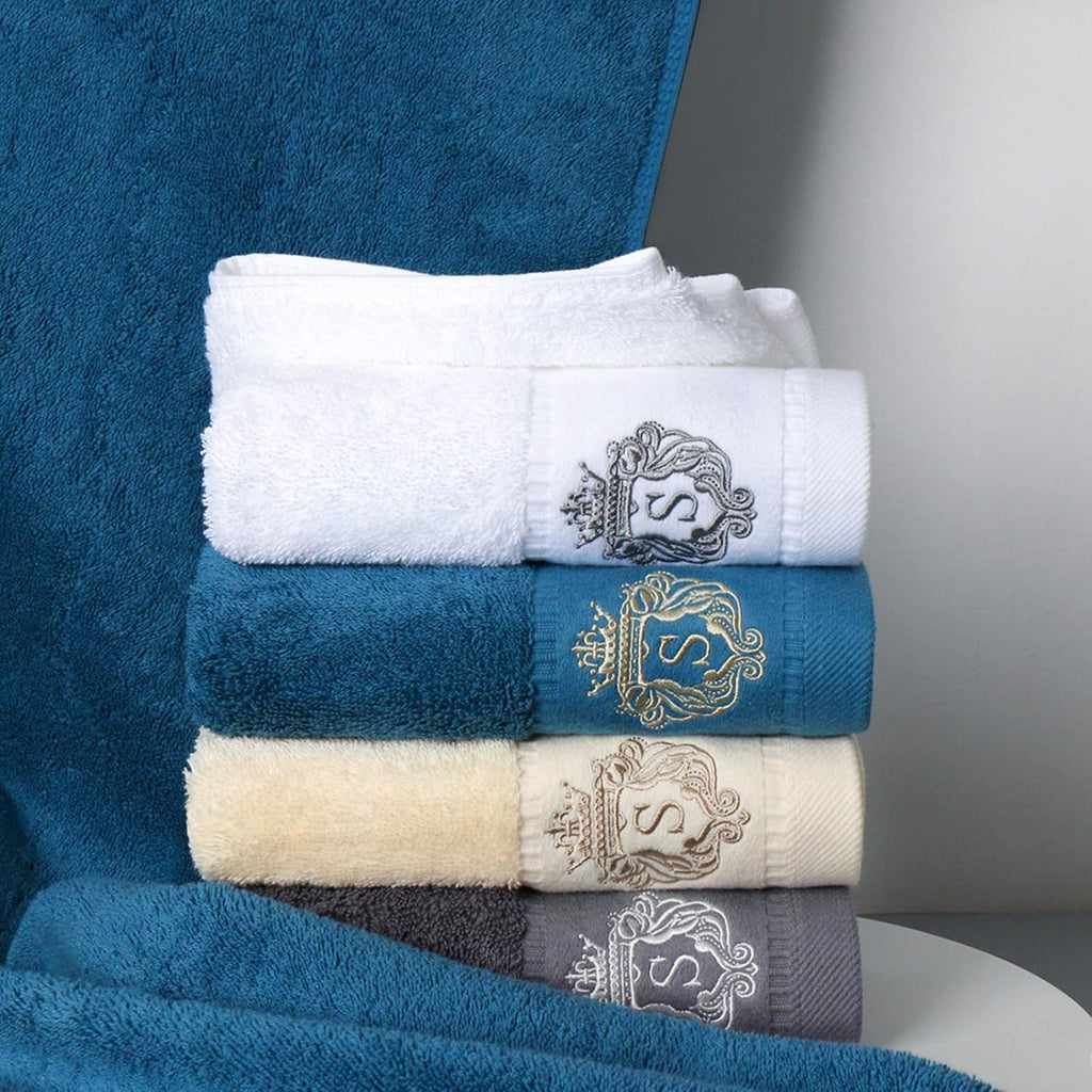 Premium 100% Pure Cotton Bath Towel Luxury Hotel & Spa Bathroom Hand Towels Embroidery Washcloth Decoration Bath