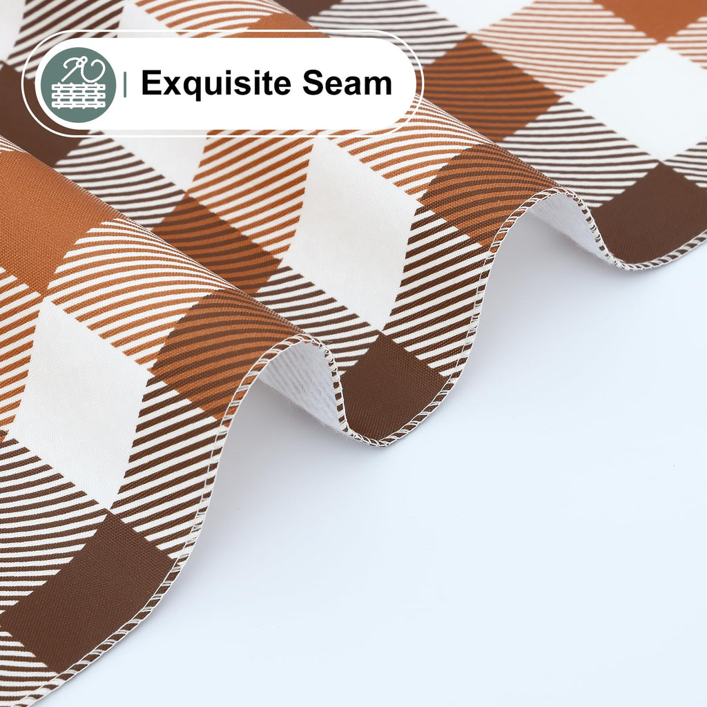 Rectangular Waterproof Vinyl Table Cloth, Flannel Backed Tablecloth