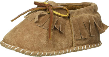 Kid's Baby Fringe Moc Shoe, Chestnut, M M US Infant