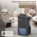Dehumidifier for Home, 1000 sq.ft Dehumidifiers for Basement Bedroom Bathroom with 95 OZ Water Tank