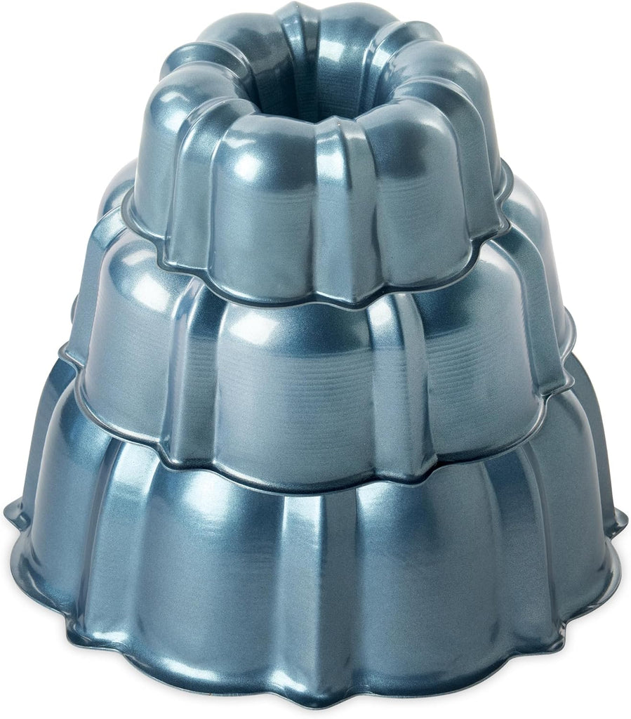 Formed Bundt, Tiered 3-Piece Set, Twilight Blue