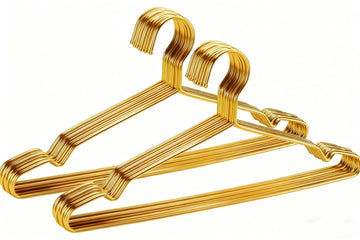 Hangers 20 Pack Gold Clothes Hangers for Closet Ultra Slim Metal Hangars Space Saving Coat Hanger, Heavy Duty