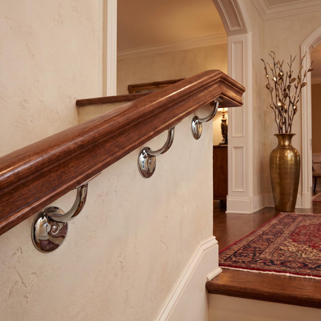 10 Pack 3 Inch Polished — Handrail Brackets | Casa Home Living