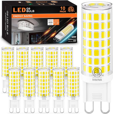 G9 LED Bulb 6W, 60W Halogen Equivalent 4000K Natural White