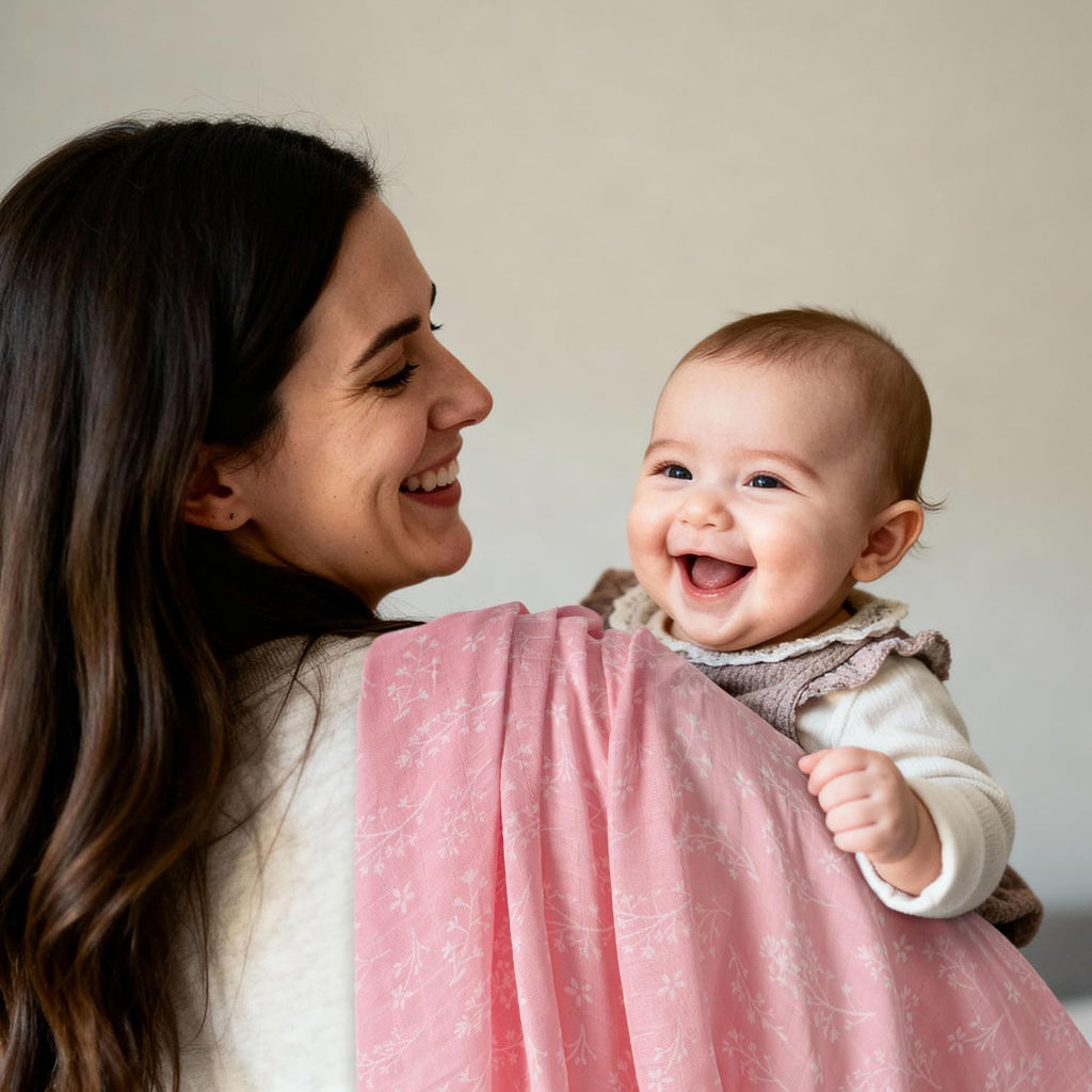Muslin Swaddle Blankets 4Pk Receiving Blanket Large 35" x 40"