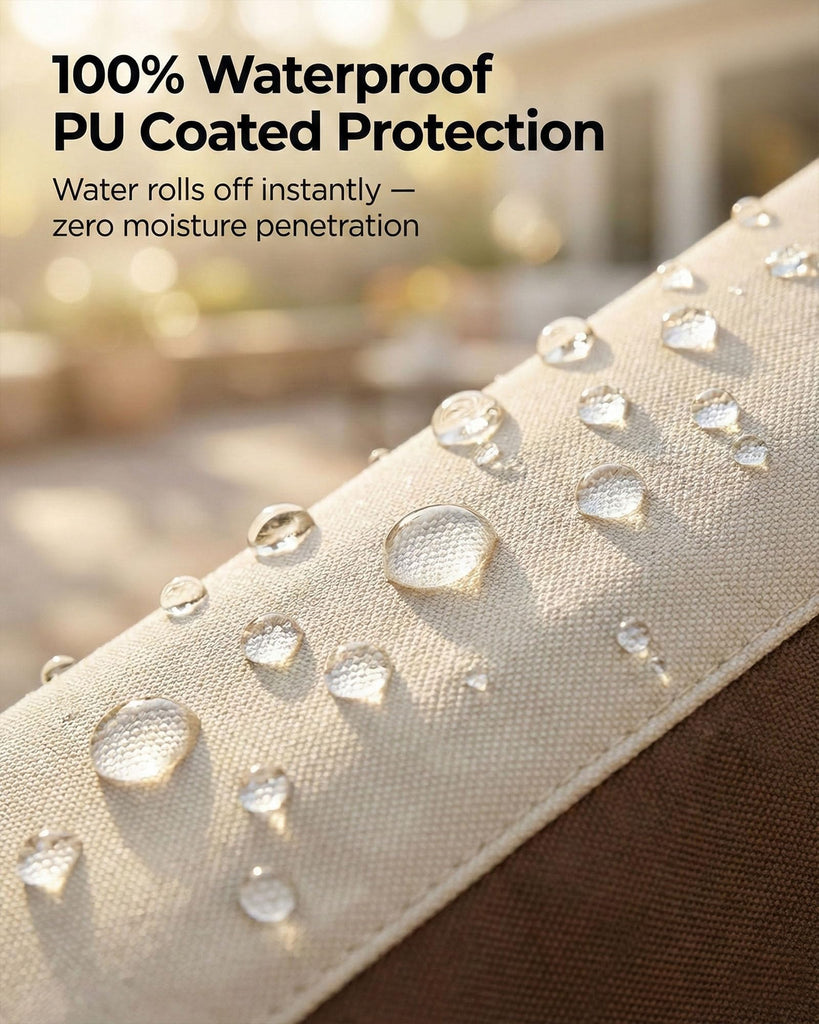 Outdoor 4-Pack, Heavy Duty 600D Oxford Fabric, Weather Resistant Waterproof Furniture Protectors 33W x 35D x 36H