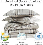 Southshore Fine Living, Inc. 3-Piece Full/Queen Comforter Set with 2 Pillow Shams, Premium Bedding Set