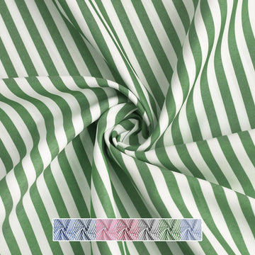 100% Polyester Fabric by The Yard Stripes Print, Lightweight Quilting & Sewing Fabric for Dressmaking, Upholstery &
