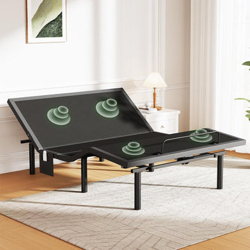 Adjustable Bed Frame Full,Electric Bed with Massage and Remote