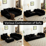 Vamcheer Modular Sectional Sofa - Modern L Shaped Boneless Couch with Deep Seat