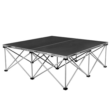 Folding Portable Stage Platform, 4'x4', 16" High