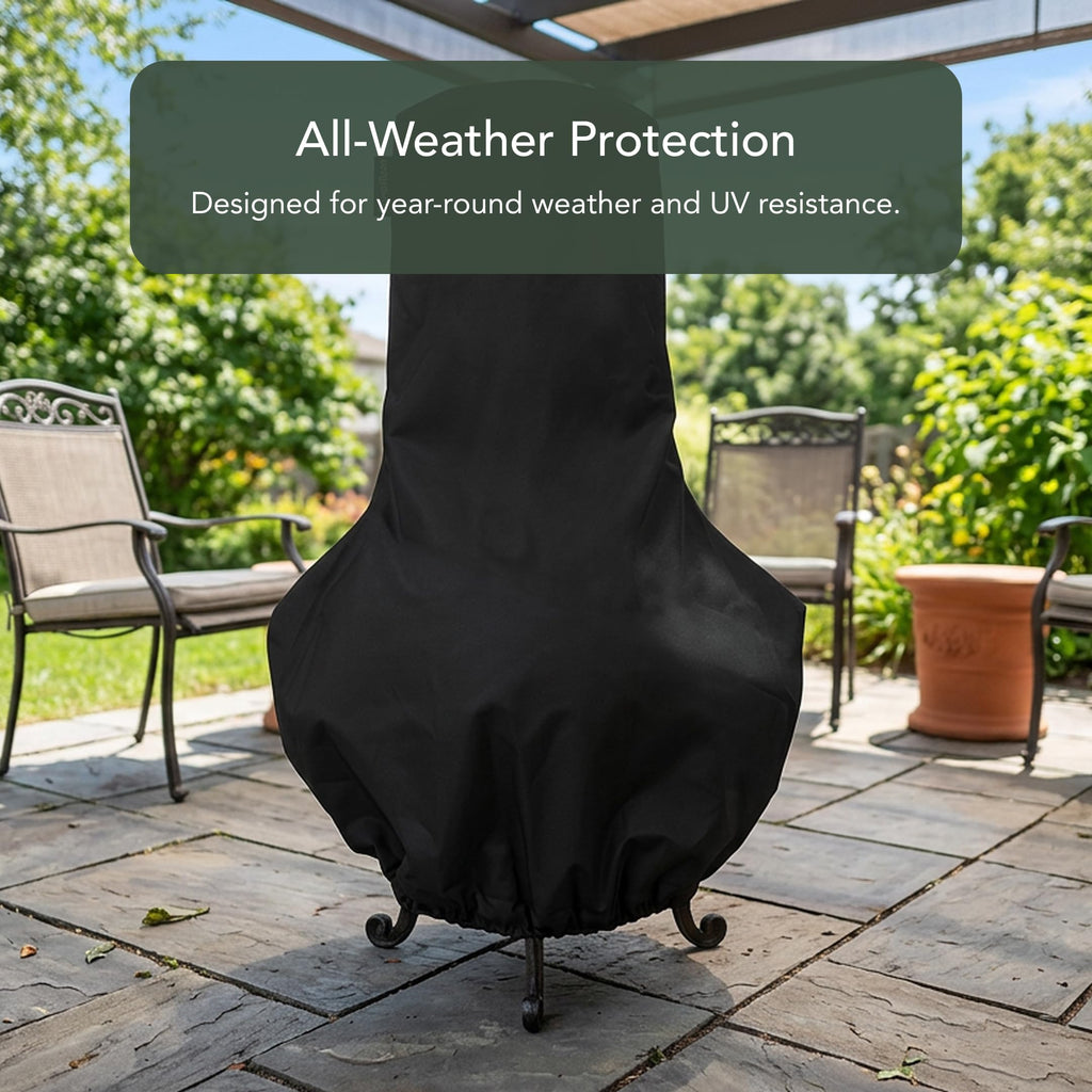 Classic Chiminea Cover - 24"Diameter x 40"H - Water Resistant